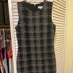 Calvin Klein Work Dress (Black/White)